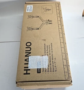 HUANUO Dual Monitor Stand - for 13 to 32 in Computer Screens - 19.8lb - Black - Picture 1 of 10