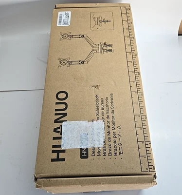 HUANUO Dual Monitor Stand - for 13 to 32 in Computer Screens - 19.8lb - Black - Image 1 of 4