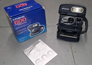 Cámara fotográfica instantánea Polaroid OneStep Express 600 azul con CAJA probada - Imagen 1 de 6