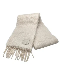 【US Duty Included】LOEWE Mohair Schal Elfenbein - Bild 1 von 4
