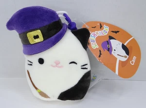 Squishmallows Halloween Clip On Cam The Witch Cat Plush 4.5" NWT - Picture 1 of 3