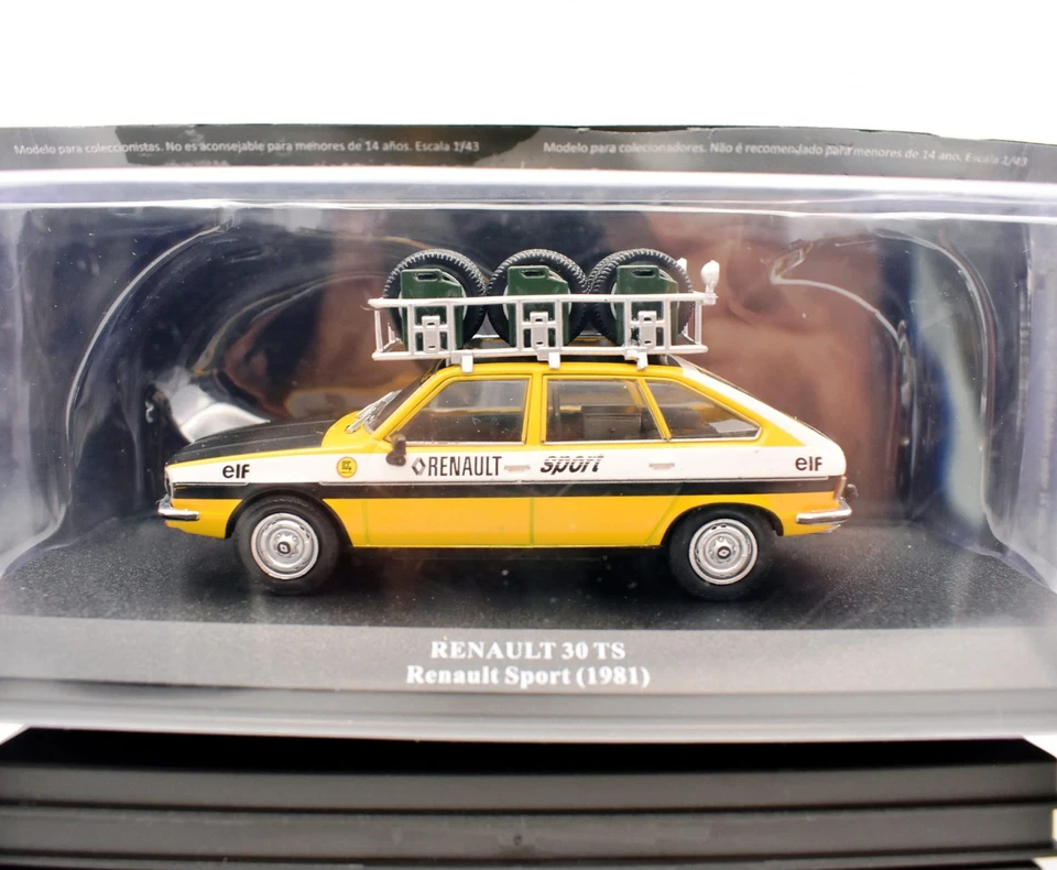 modellino auto rally scala 1:43 renault 30 TS collezione modellismo statico ixo - Immagine 1 di 1
