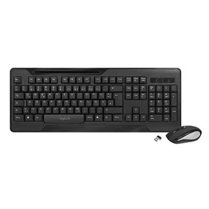 LogiLink W128288743 ID0194 Keyboard Mouse Included Rf Wireless Black ~E~ - Afbeelding 1 van 1