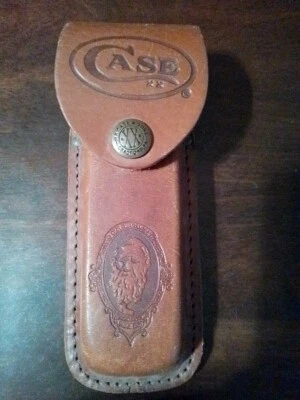 Case XX Pocket Knife Large Leather Belt Sheath - Image 1 of 4