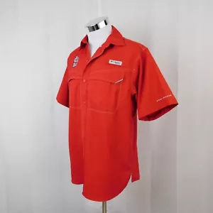 Columbia MLB St. Louis Cardinals Omni-Shade Button-Down Shirt - Small #6680 - Picture 1 of 12