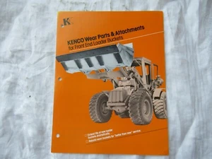 Kenco parti di usura e attacchi per benne caricatore frontale brochure - Foto 1 di 3