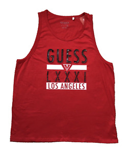 GUESS Los Angeles Men's Mara Tank Top Red Size XXL *NWT*