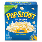 Pop Secret Microwave Popcorn, 100 Calorie Butter Flavor, 1.12 Oz Snack Bags(Tota