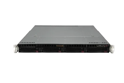 Supermicro 5019P-M 1U 4B LFF 3.5” Server Xeon Gold 6130 2.1Ghz 16C 128GB 9361-4i - Image 1 of 4