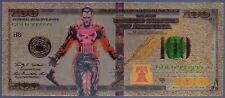 Marvel Super Heroes "Punisher" United States USA $100 Gold Foil Banknote