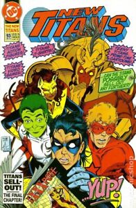 New Teen Titans New Titans #93 FN 1992 Stock Image