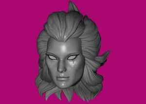 Cheetara Thundercats custom head for 4" 6" 7" 12" action figure - Picture 1 of 1