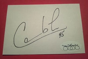 Tarjeta índice Carlos Lee corte autógrafo firmada por JSA automática - Imagen 1 de 1