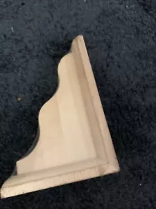 Phoenix Millwork 5"×7”x 1-1/2" -2 Way Wooden Bracket Corbel Shelf Farmhouse NEW - Picture 1 of 7