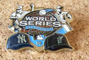 2003 NY N.Y. New York YANKEES vs Florida MarlIns WS World Series pin c46116 - Picture 1 of 6