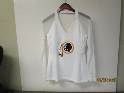 Camiseta de alta costura deportiva para mujer NFL Washington Redskins - blanca - ¡Nueva! Foto 1 de 4