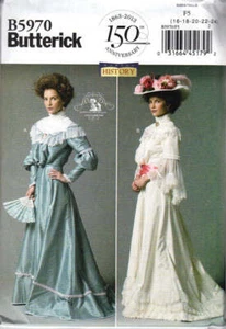 Sewing Pattern Butterick Making History 5970 Nancy Farris-Theé Top, Skirt, Belt - Picture 1 of 2