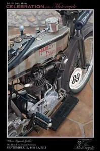 Poster moto Harley Davidson Effie moto moto vintage moto - Foto 1 di 1