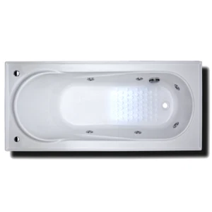Allura 1530/1670/1800*740*450mm Spa Bath Tub 6/10/12 jets White Acrylic Drop in - Picture 1 of 8