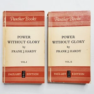 Power Without Glory Books Vol. 1 & 2 by Frank J. Hardy (1956 Panther Books) Rare - Picture 1 of 20