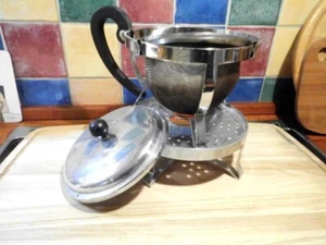 bodum teekanne chambord, 1,3 l Glaskörper, alles Edelstahl, Durchmesser 17 cm. - Bild 1 von 1