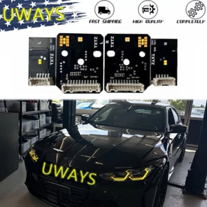 TABLERO LED DRL OJO DE ÁNGEL AMARILLO PARA BMW G80 M3 G82 G83 M4 2021-2024 LÁSER - Imagen 1 de 5