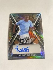 2023 LEAF EXOTIC Multi Sport CARLOS BORGES Rookie Snake Skin AUTO #d 3/5 SSP