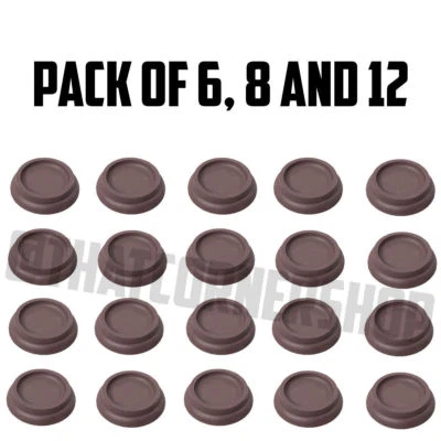 AMAZING LARGE FLOOR PROTECTOR GLIDES CASTOR CUPS FURNITURE CARPET SOFA BED CHAIR