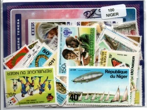 Lot von 100 Briefmarken aus Niger - Bild 1 von 1