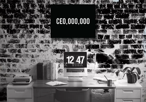CE0,000,000 Ceo Canvas Print Motivation inspiration Quote Business money JDM - Picture 1 of 1