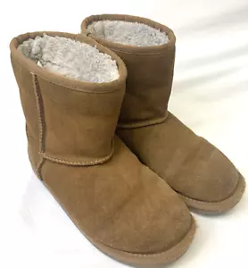 UGG Koolaburra 1019374 Mädchen Jugend Lammfell Winterstiefel Chestnut Wildleder Größe 4 - Bild 1 von 7