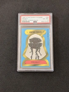 1980 Star Wars Sticker Probot PSA 6 EX-MT Empire Strikes Back Card #58 Low POP - Picture 1 of 8