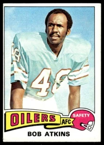 Topps Bob Atkins Houston Oilers 1975 #357 - Imagen 1 de 2