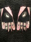 Motocross Gloves Pink Adult Mx Gear Gloves Enduro, MX Mad Piranha Size Large