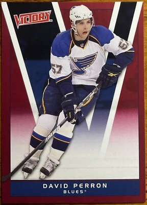 2010-11 Upper Deck Victory Red David Perron #171 St. Louis Blues - Image 1 of 2