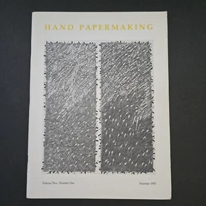 Hand Papermaking Vol 2 No 1 Twinrocker Western Mold Making Tim Moore van Vliet - Picture 1 of 8
