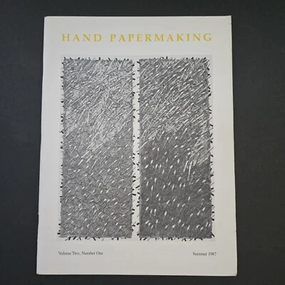 Hand Papermaking Vol 2 No 1 Twinrocker Western Mold Making Tim Moore van Vliet - Image 1 of 4