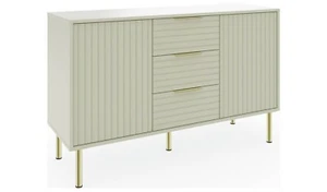 GFW Nervata 2 Door 3 Drawer Sideboard - Natural - Picture 1 of 7