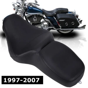 Asiento de conductor pasajero doble para Harley Road King 97-07 Street Glide 06-07 - Imagen 1 de 12