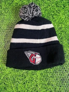 Cleveland Guardians Adult Navy Pom Pom MLB Baseball Cuffed Beanie Hat Cap - Picture 1 of 3