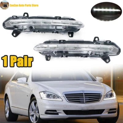 FogLamp Daytime Running For Mercedes BENZ S-Class W221 S350 S500 C300 2009-2013 - Image 1 of 4