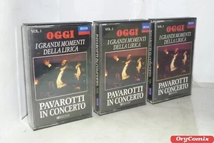 PAVAROTTI IM KONZERT - HEUTE - KOMPLETTE SERIE 3 MC MUSIKKASSETTEN - Bild 1 von 3