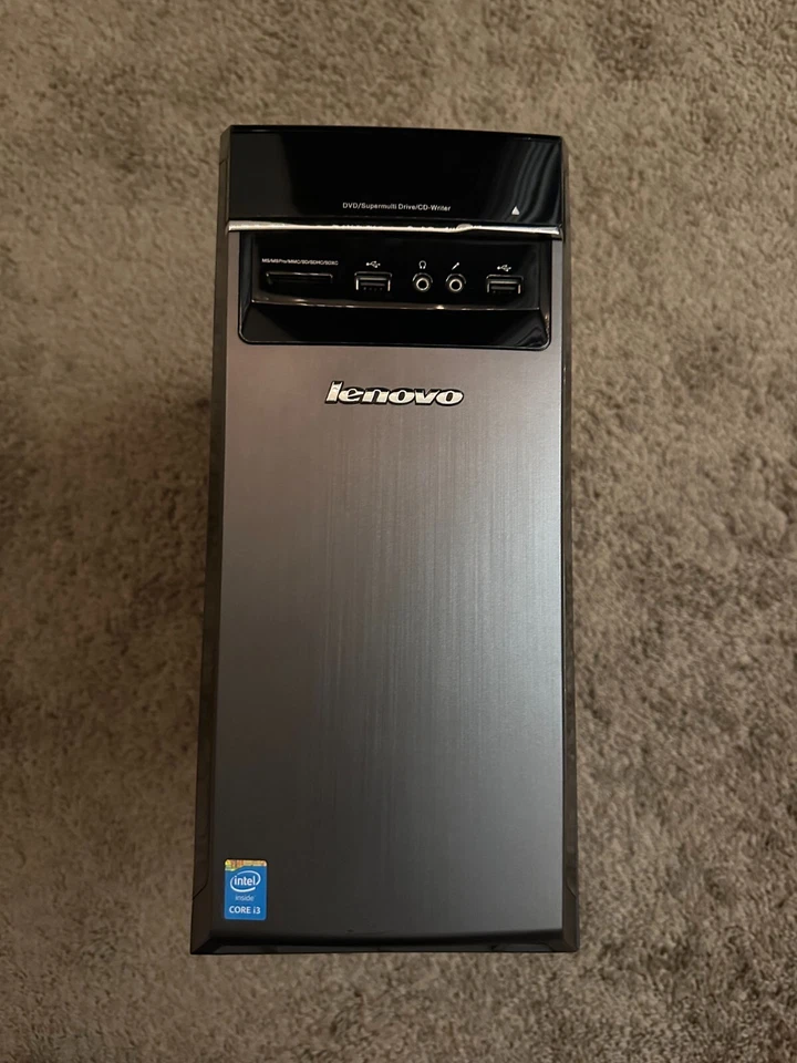 LENOVO H50-50 90B7 PC INTEL i3-4170 3.70GHz 12GB RAM 120GB HDD WINDOWS 10 *Wi-Fi - Image 1 of 4