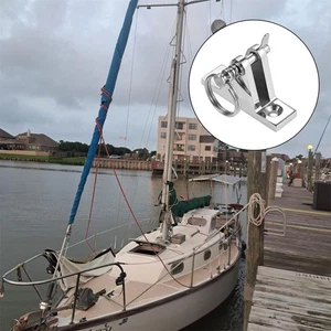 2 x Deck Hinges with Quick-release Pin and Ring For Kayak Ccanoe Rigging - Bild 1 von 9