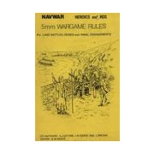 NavWar Historical M 5mm Wargame Reglas para Batallas Terrestres, Asedios y Feria Naval - Imagen 1 de 1