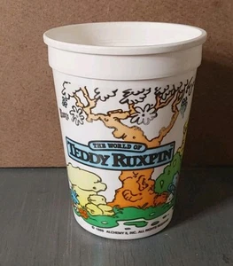 Teddy Ruxpin 1985 Plastikbecher Hello Im Wooly Whats-It - Bild 1 von 4