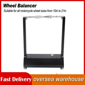 Wheel Balancer Rim Tire Balancing Spin Bike Wheel Static Truing Stand a2 - Picture 1 of 12