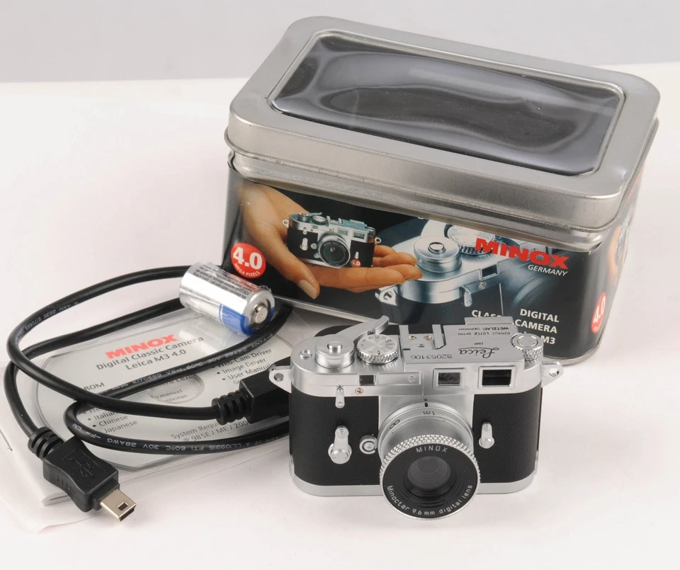 Minox Digital Classic Camera Leica M3 4MP  Digital Camera (2231G) - Image 1 of 4