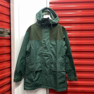 Men’s Vintage 80’s Two Tone Green Sprayway Vulcan Goretex Jacket Size Large - Picture 1 of 10