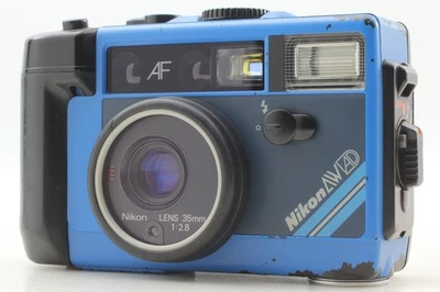 [Exc+5] Cámara fotográfica a prueba de agua NIKON L35 AW AD azul AF 35 mm F2,8 de JAPÓN Foto 1 de 4